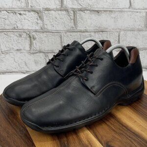 Cole Haan Mens 10 M  Black Leather Comfort Lace Up Casual Shoes